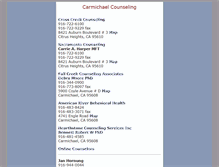 Tablet Screenshot of carmichaelcounseling.com